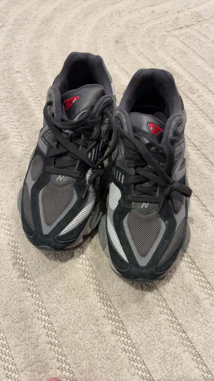New Balance 9060 Black Castlerock Grey Casual Shoes